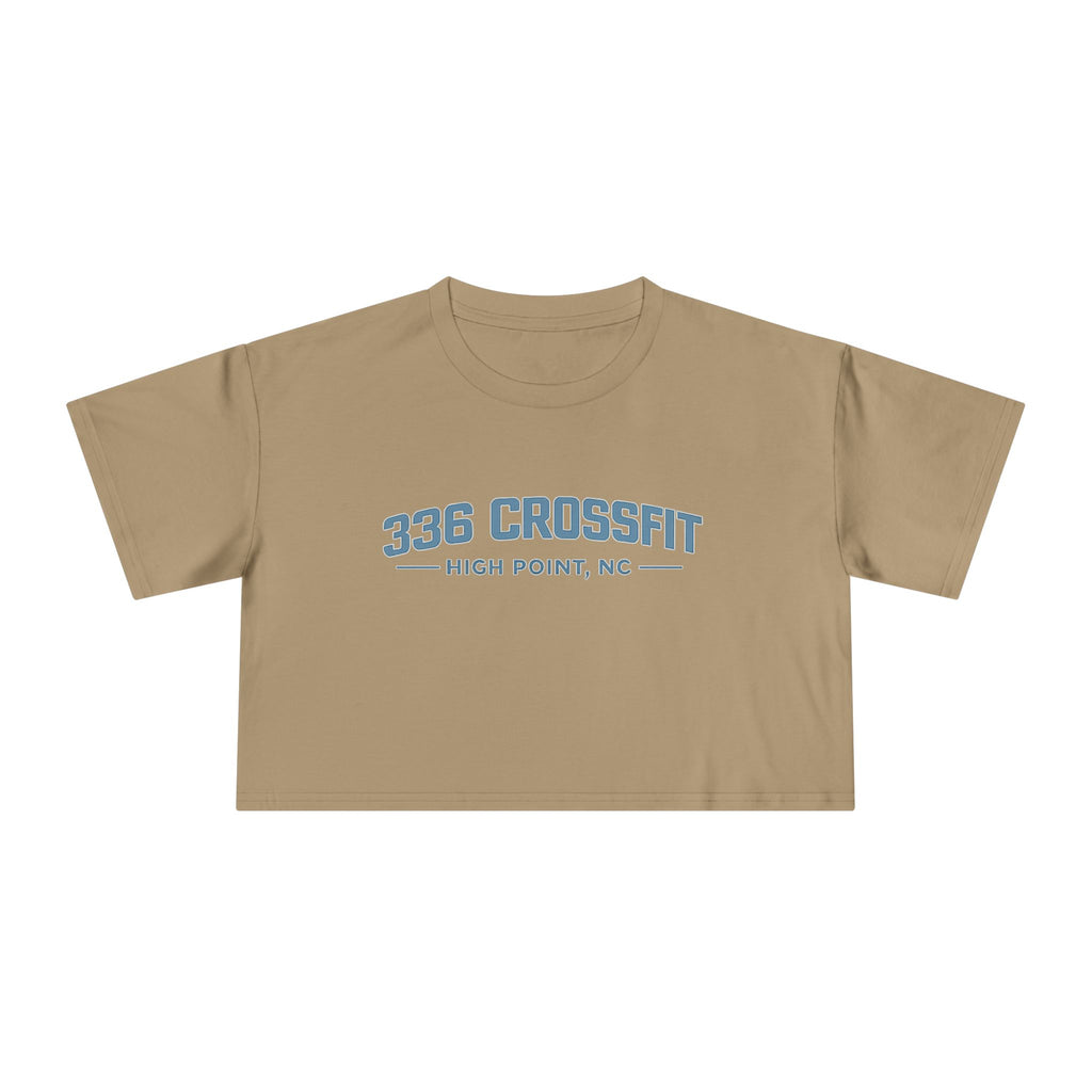 336 CrossFit Collegiate Blue Crop Top