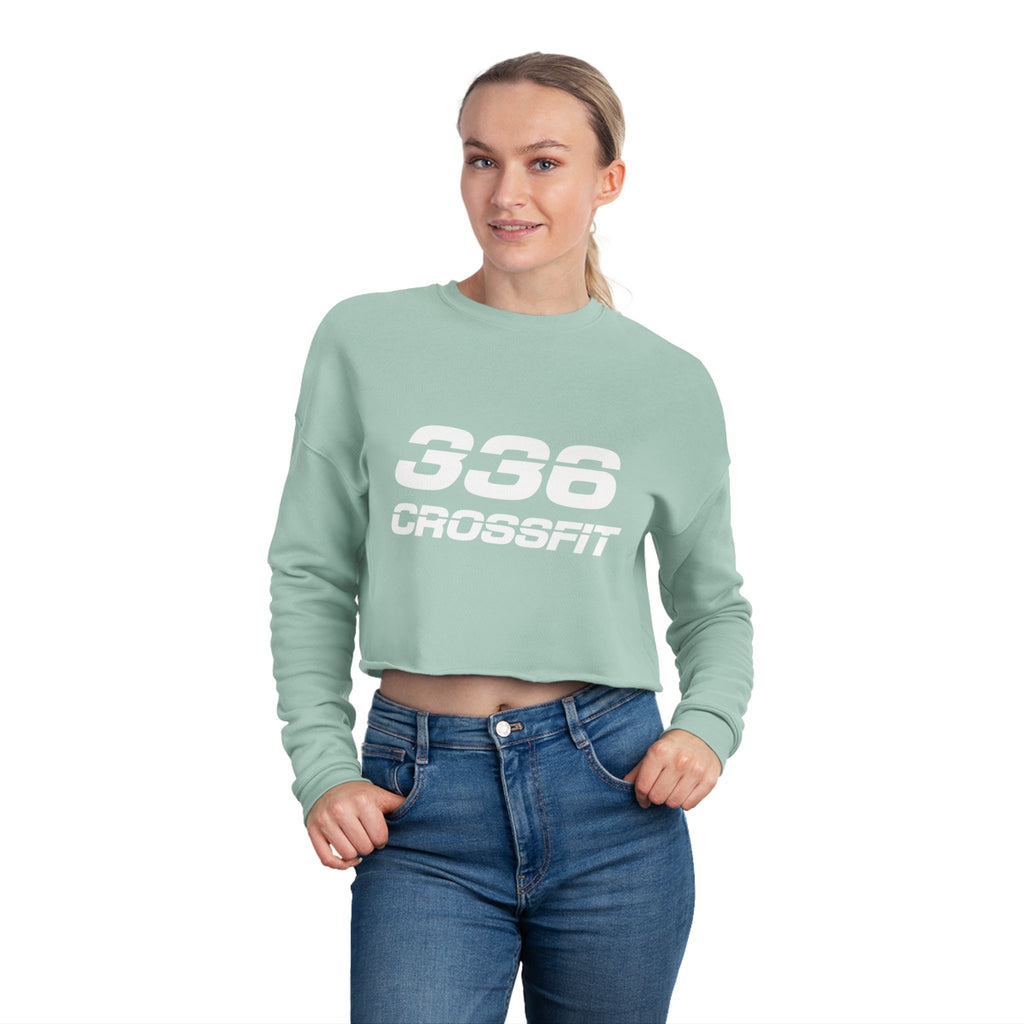 336 CrossFit Cropped Sweatshirt (Basics Collection-White)
