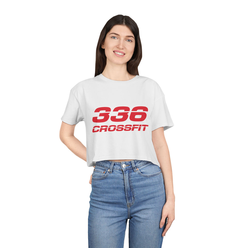 336 CrossFit Crop Top (Basics Collection-Red)