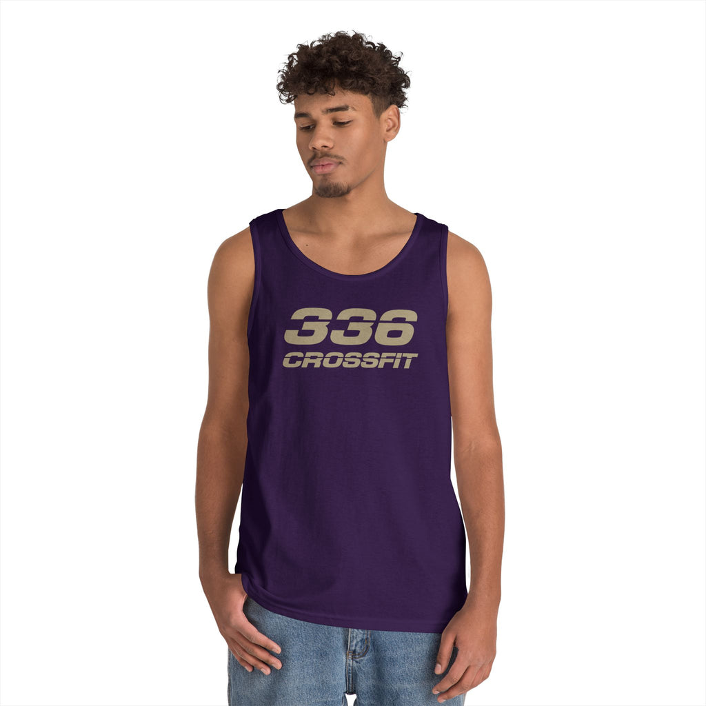 336 CrossFit Men's Tank Top (Basics Collection-Tan)