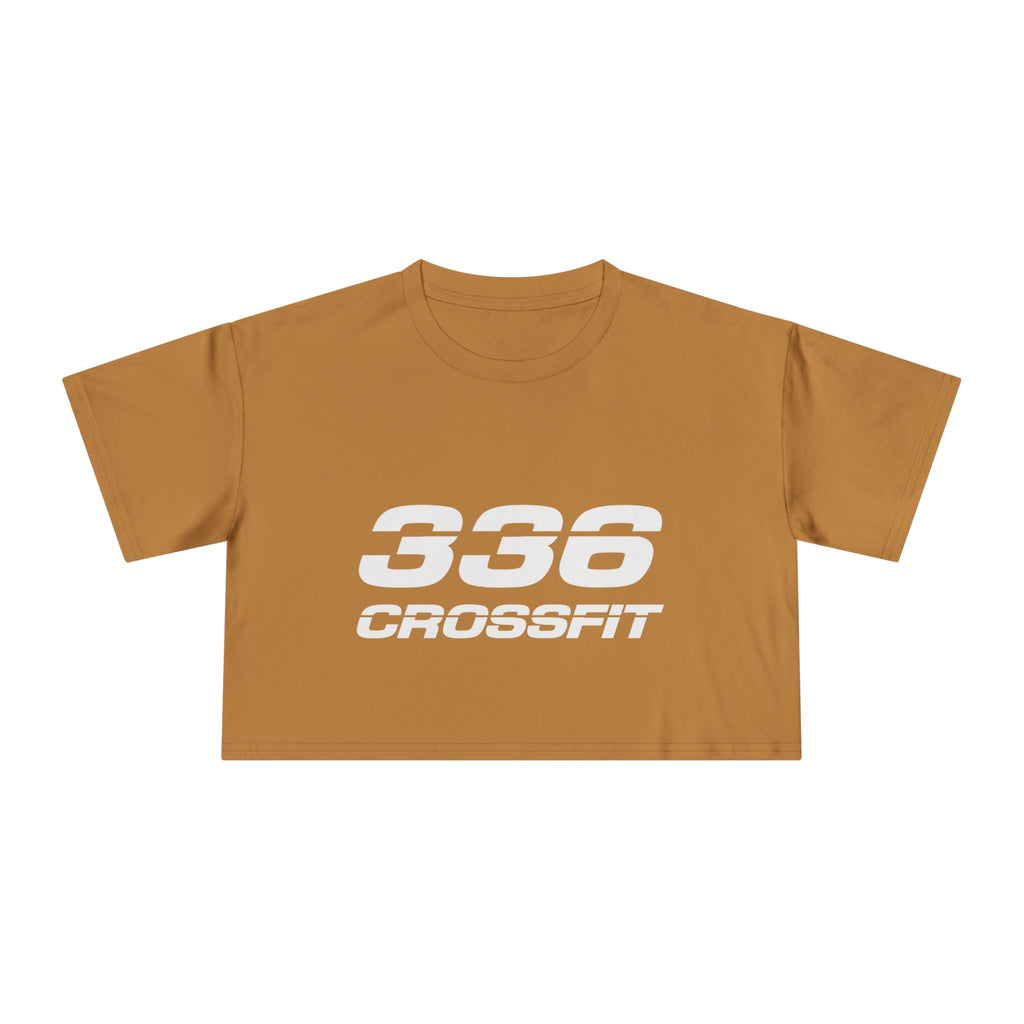 336 CrossFit Crop Top (Basics Collection-White)