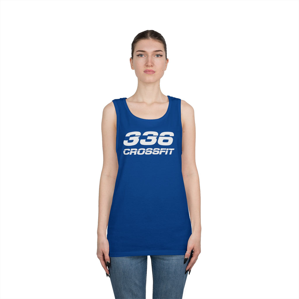336 CrossFit Mens Tank Top (Basics Collection-White)