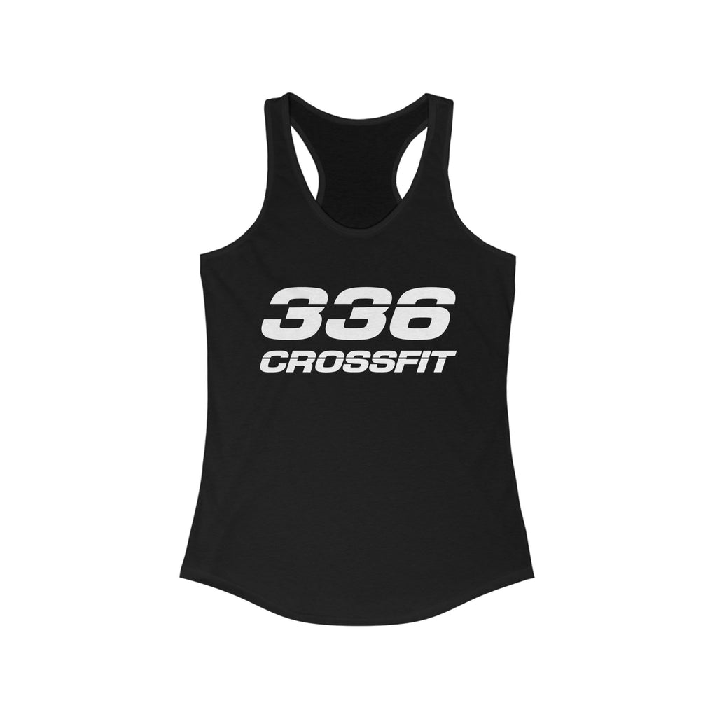 336 CrossFit Racerback Tank Top (Basics Collection-White)