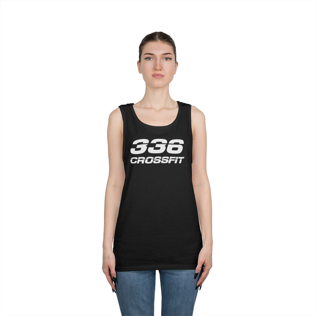 336 CrossFit Mens Tank Top (Basics Collection-White)