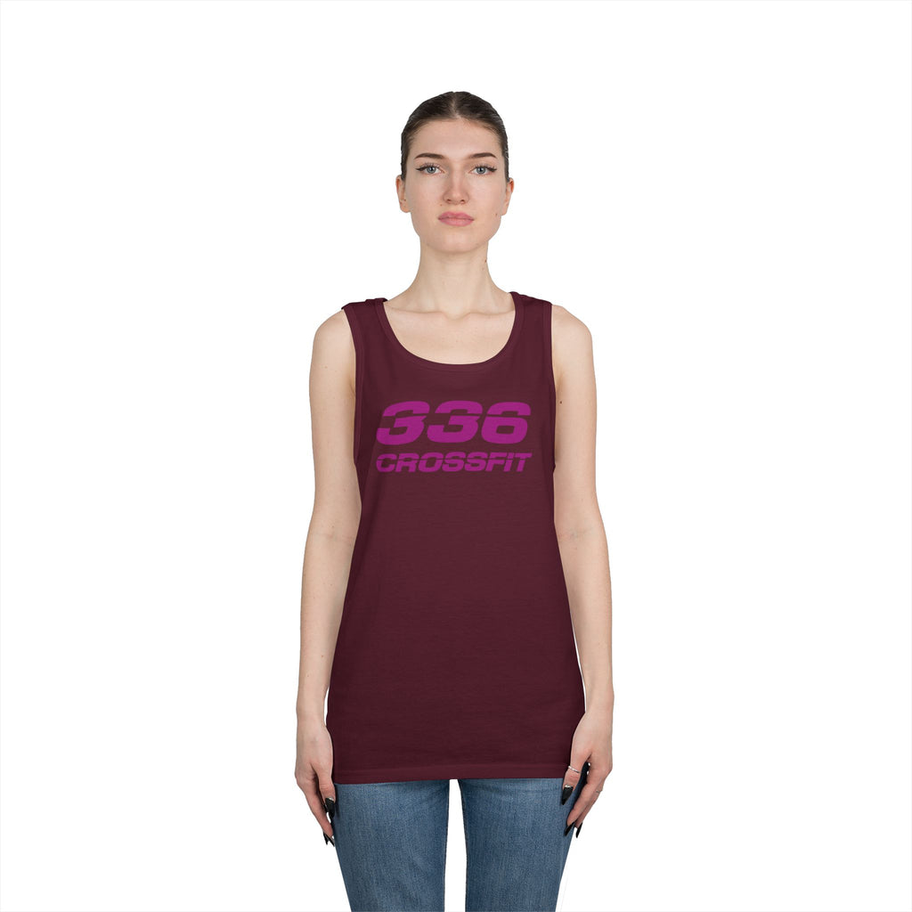336 CrossFit Men's Tank Top (Basics Collection-Fuschia)