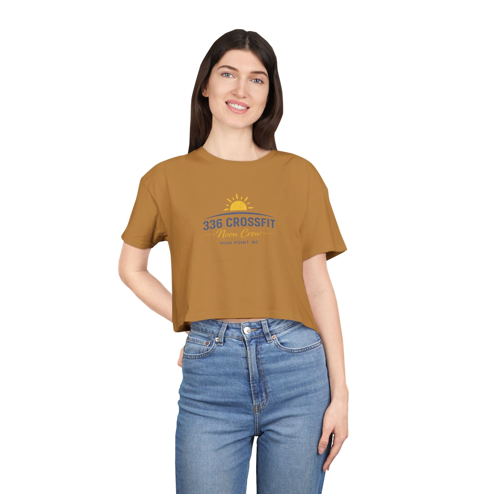 336 CrossFit Noon Crew Crop Top
