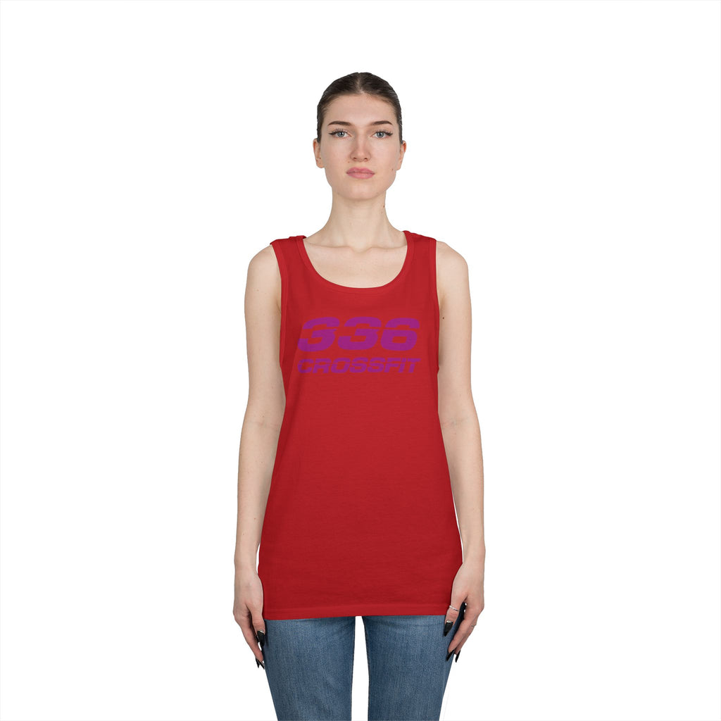 336 CrossFit Men's Tank Top (Basics Collection-Fuschia)