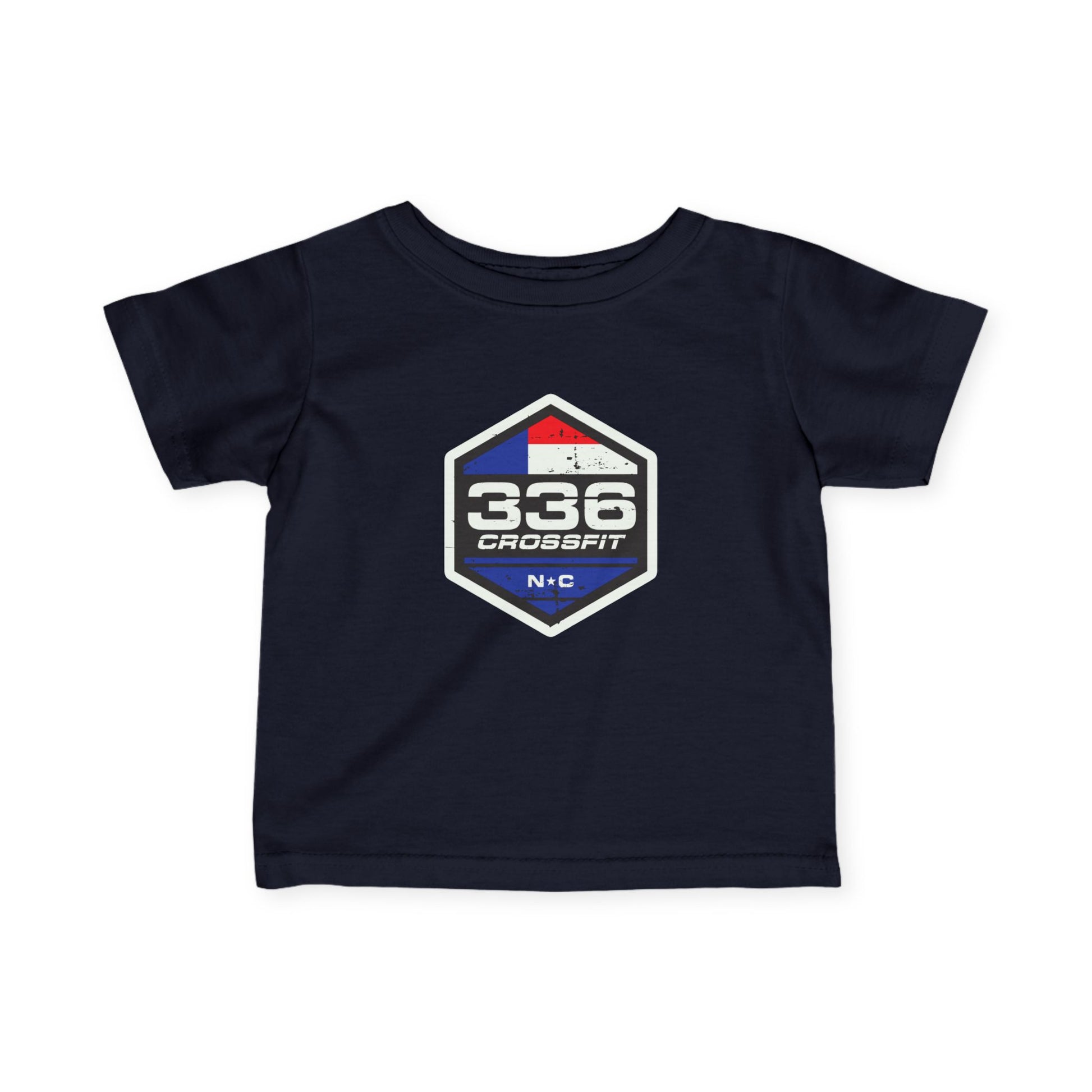 Infant Tee — 336 CrossFit Hex Logo Baby T‑Shirt (NC)