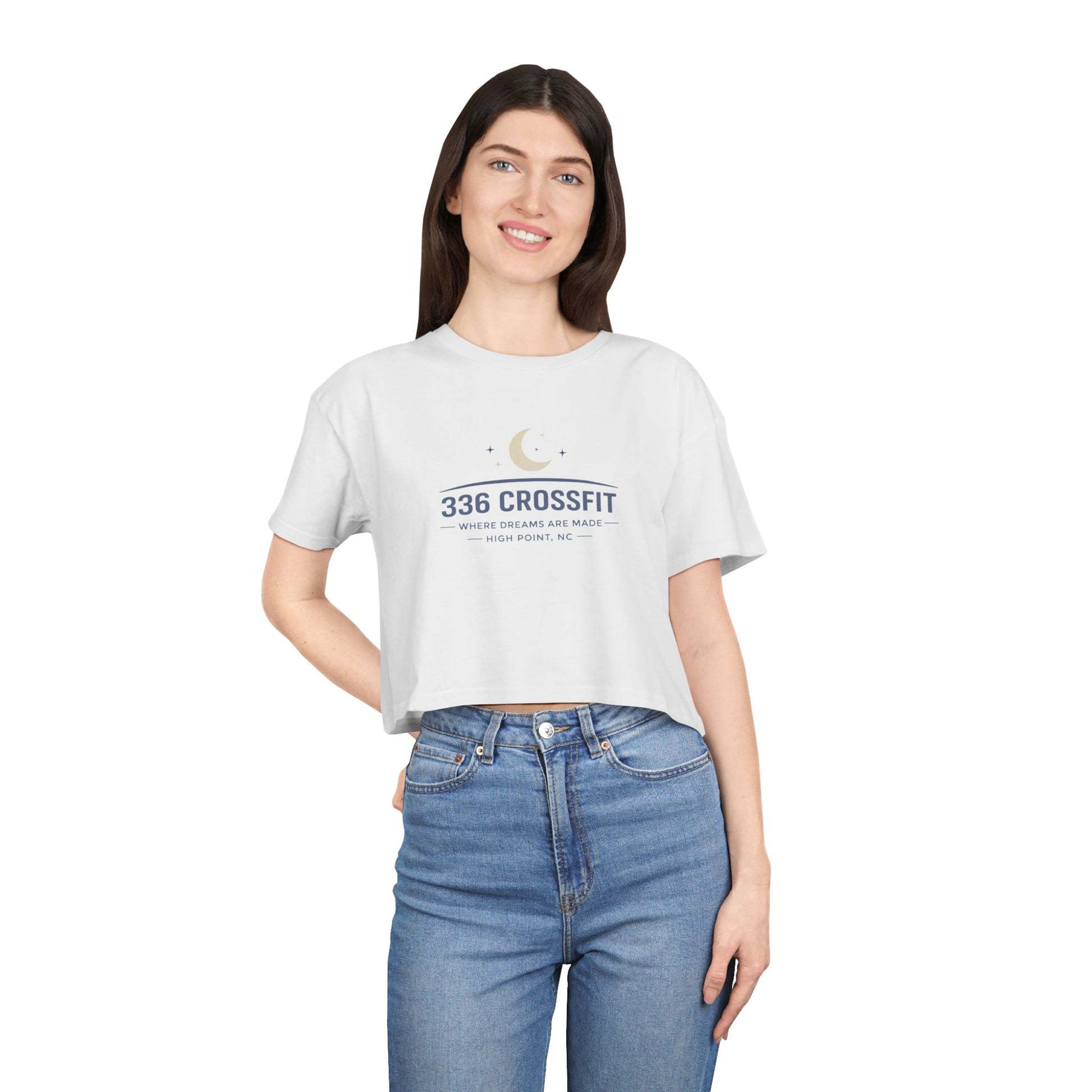 336 CrossFit Evening Crew Crop Top