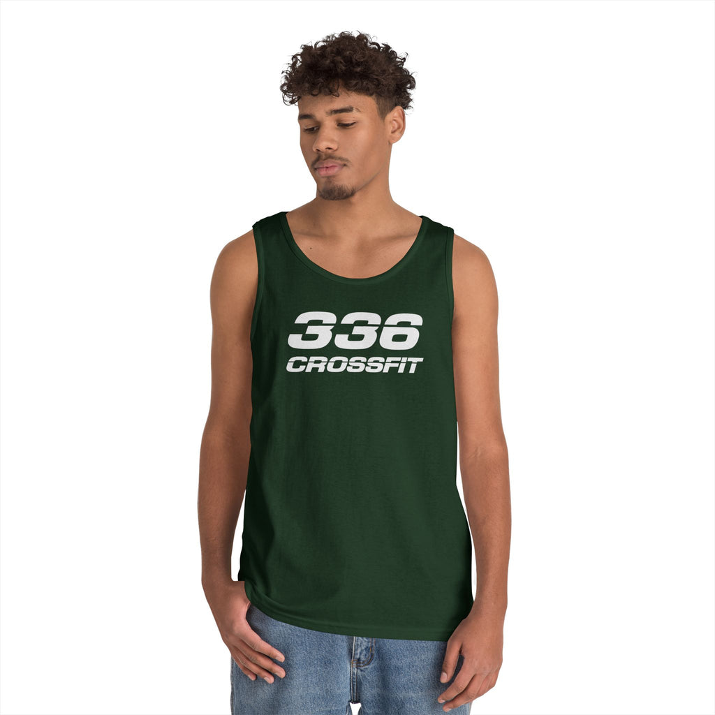 336 CrossFit Mens Tank Top (Basics Collection-White)