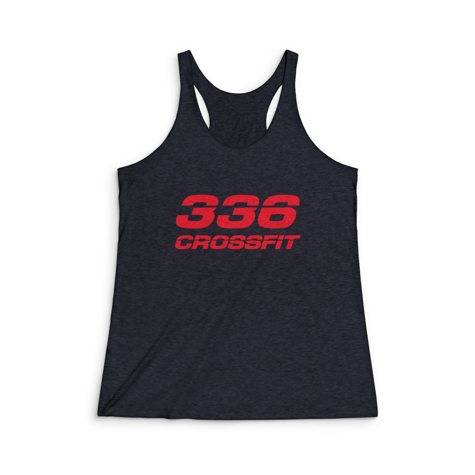 336 CrossFit Tri-Blend Racerback Tank Top (Basics Collection-Red)