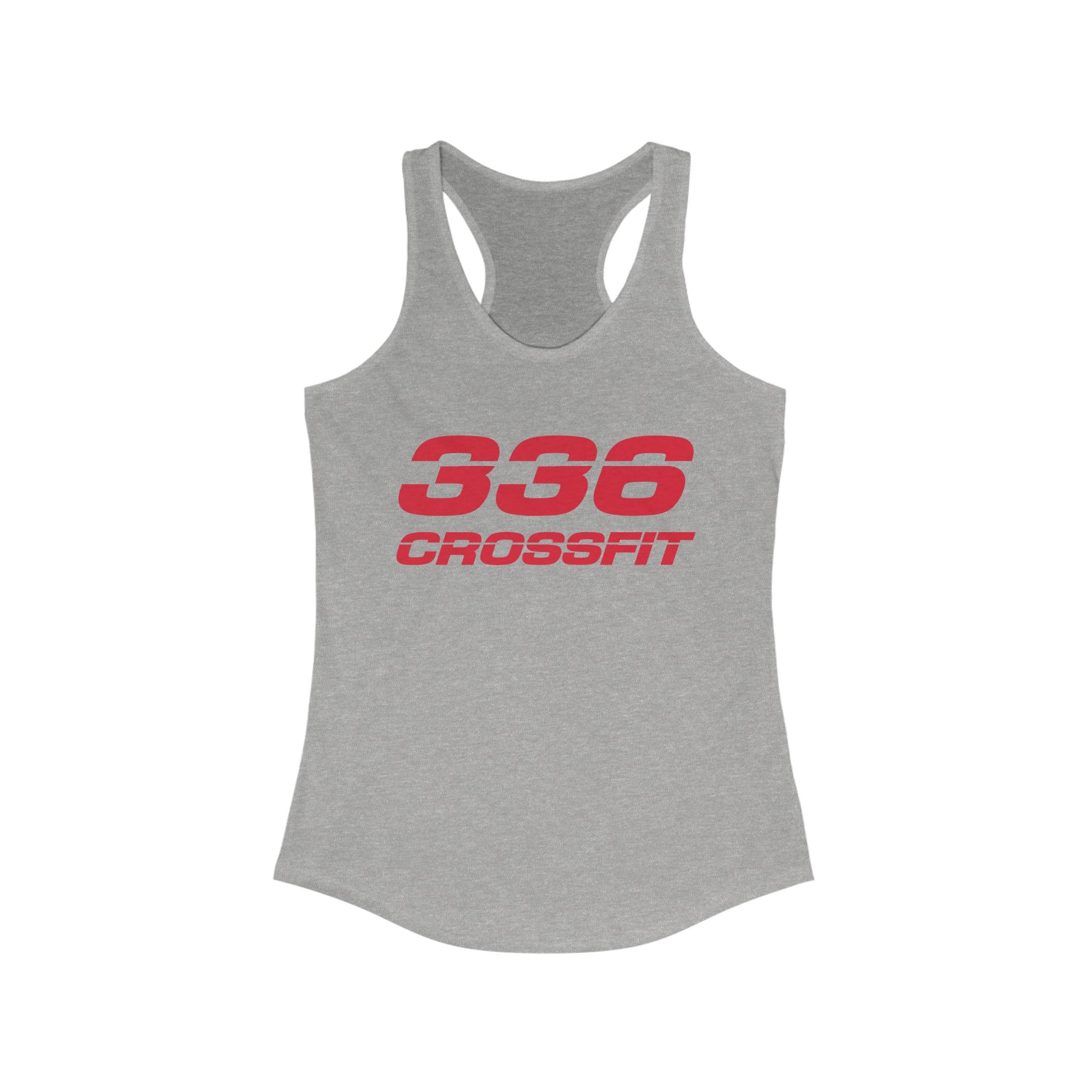 336 CrossFit Racerback Tank Top (Basics Collection-Red)