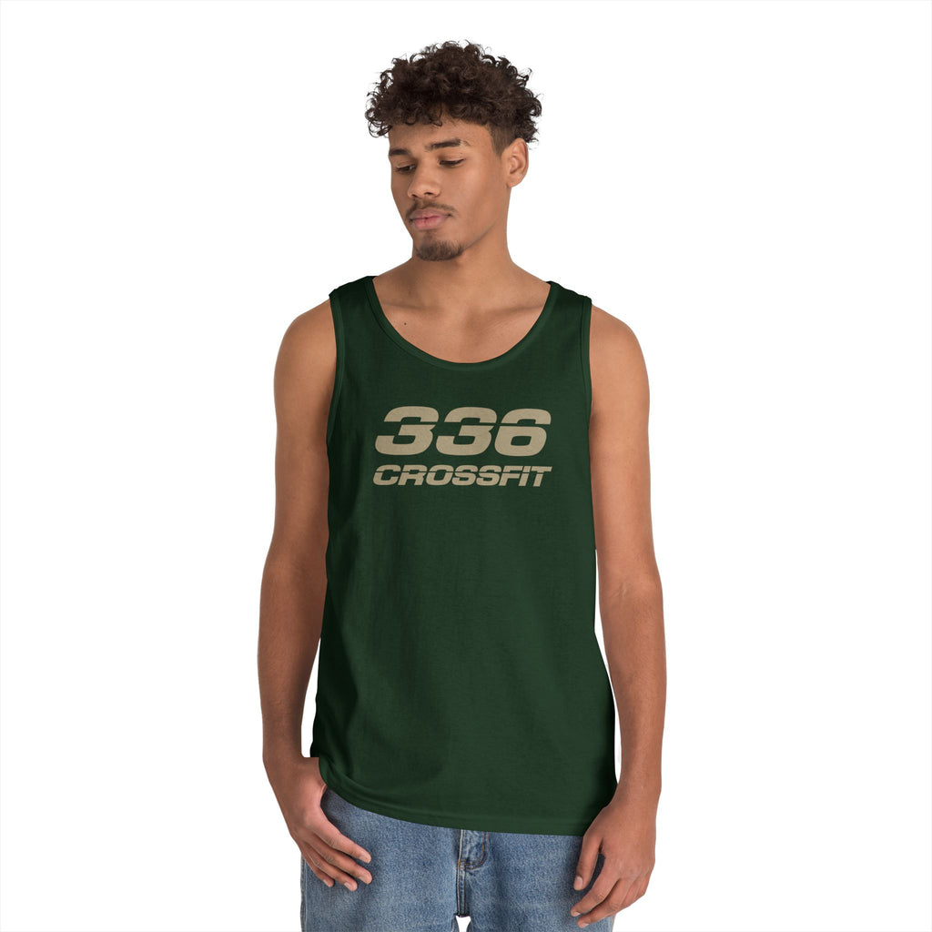 336 CrossFit Men's Tank Top (Basics Collection-Tan)