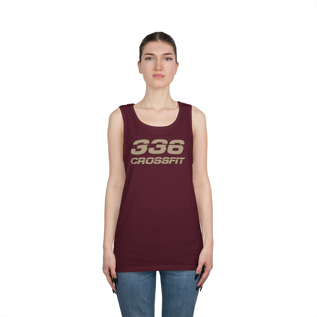 336 CrossFit Men's Tank Top (Basics Collection-Tan)