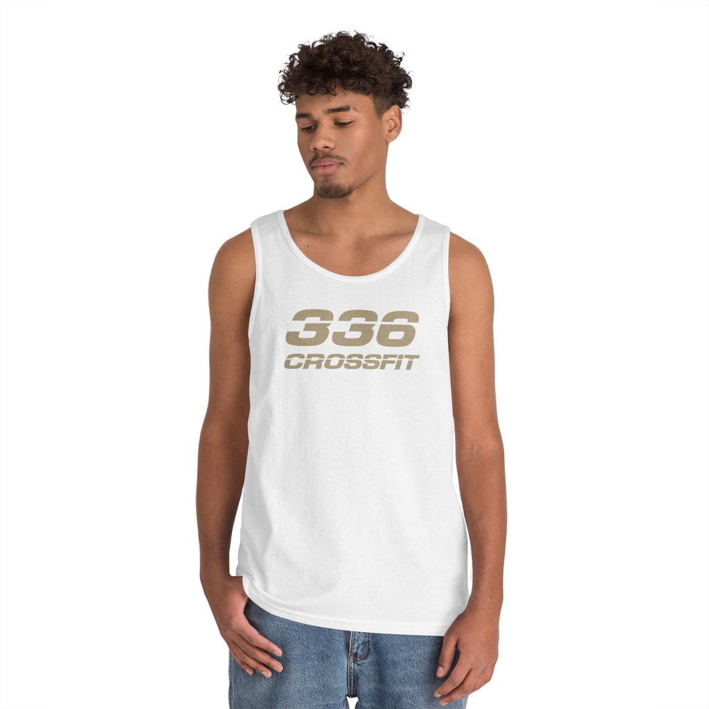 336 CrossFit Men's Tank Top (Basics Collection-Tan)