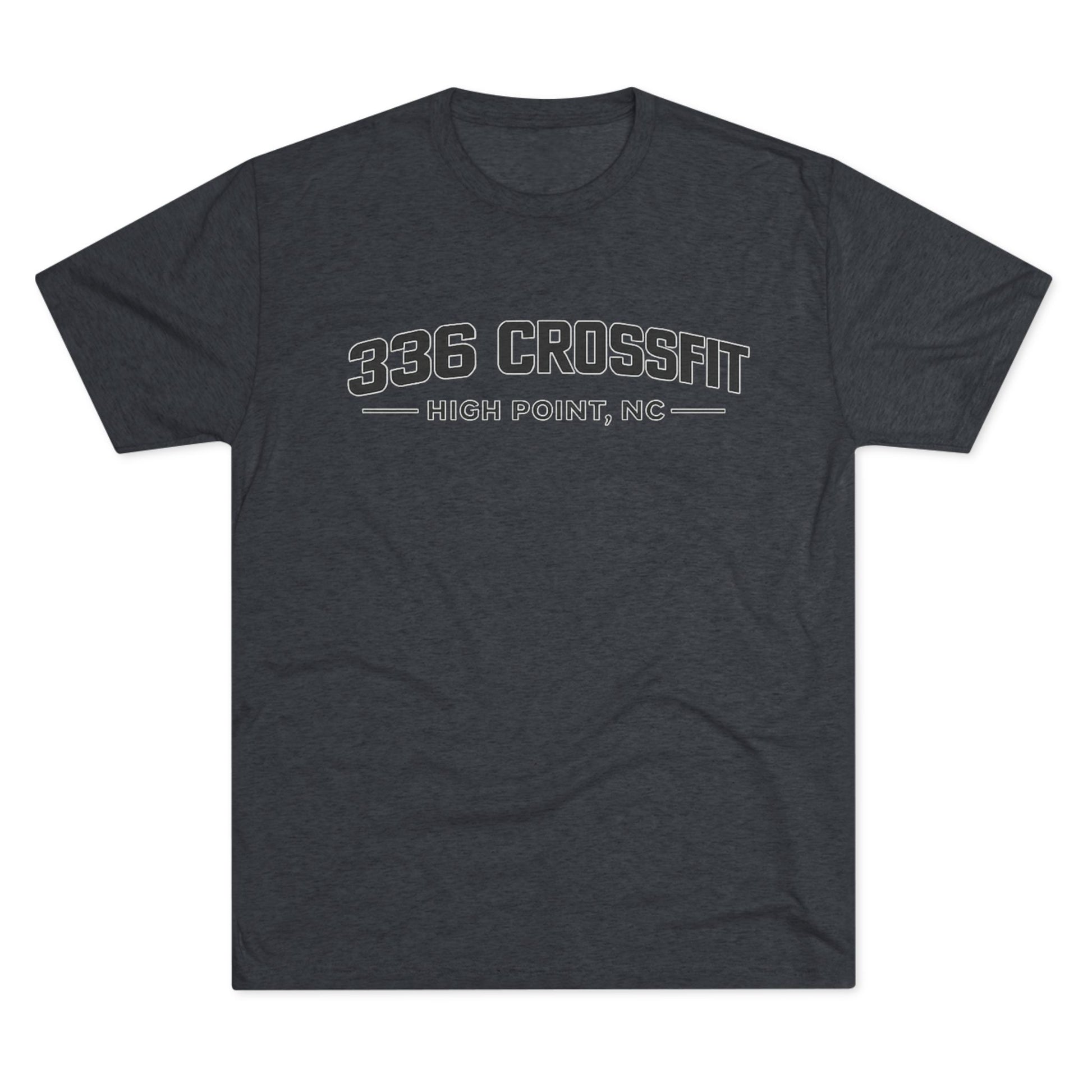 336 CrossFit Collegiate Black T-Shirt