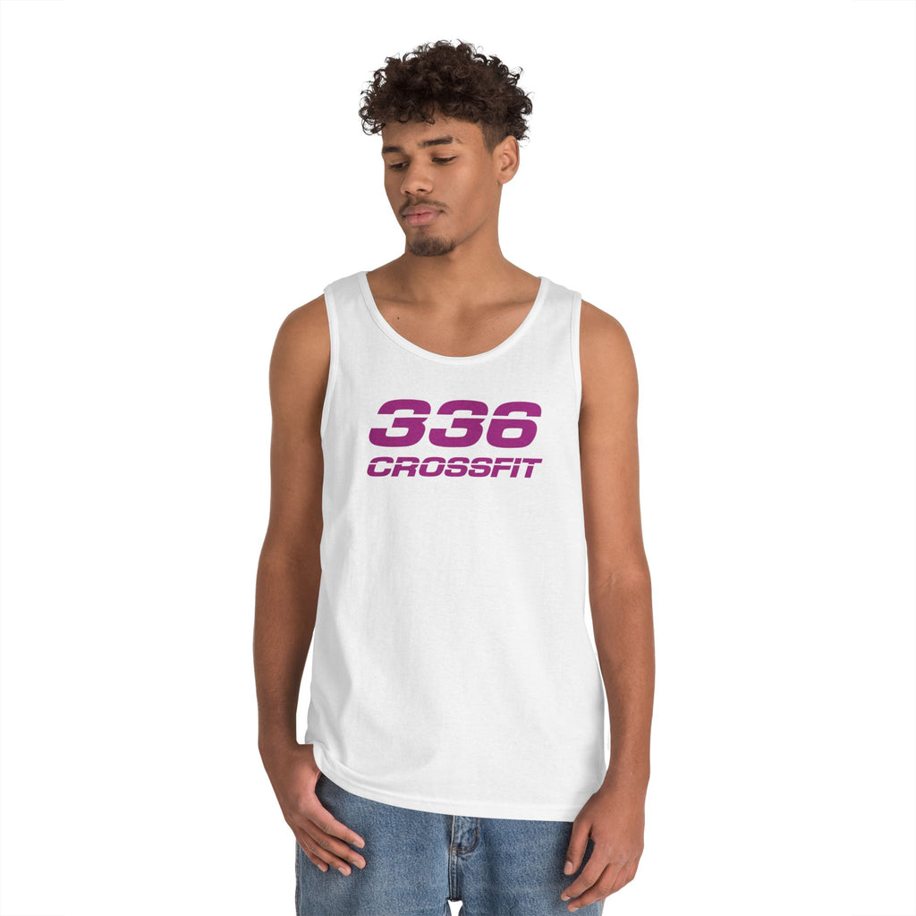 336 CrossFit Men's Tank Top (Basics Collection-Fuschia)