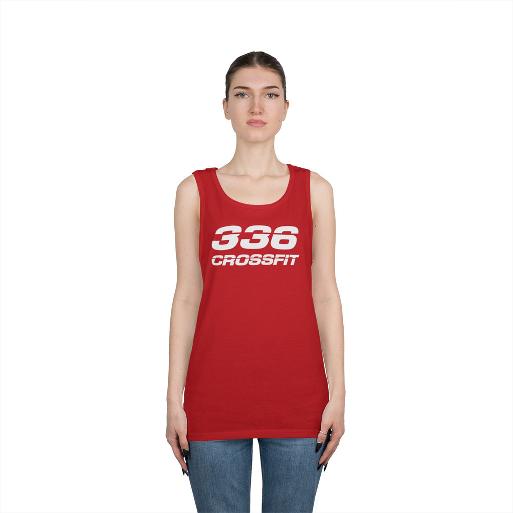 336 CrossFit Mens Tank Top (Basics Collection-White)