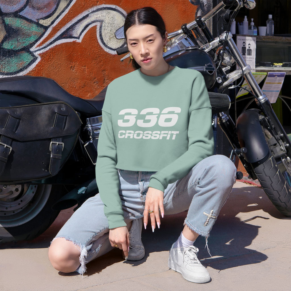336 CrossFit Cropped Sweatshirt (Basics Collection-White)