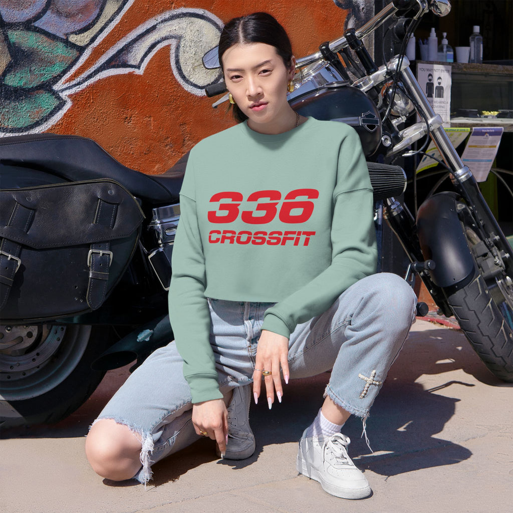 336 CrossFit Cropped Sweatshirt (Basics Collection-Red)
