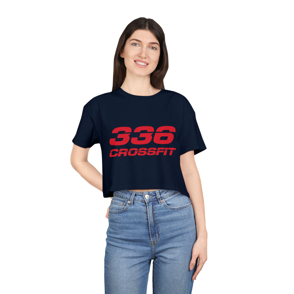 336 CrossFit Crop Top (Basics Collection-Red)