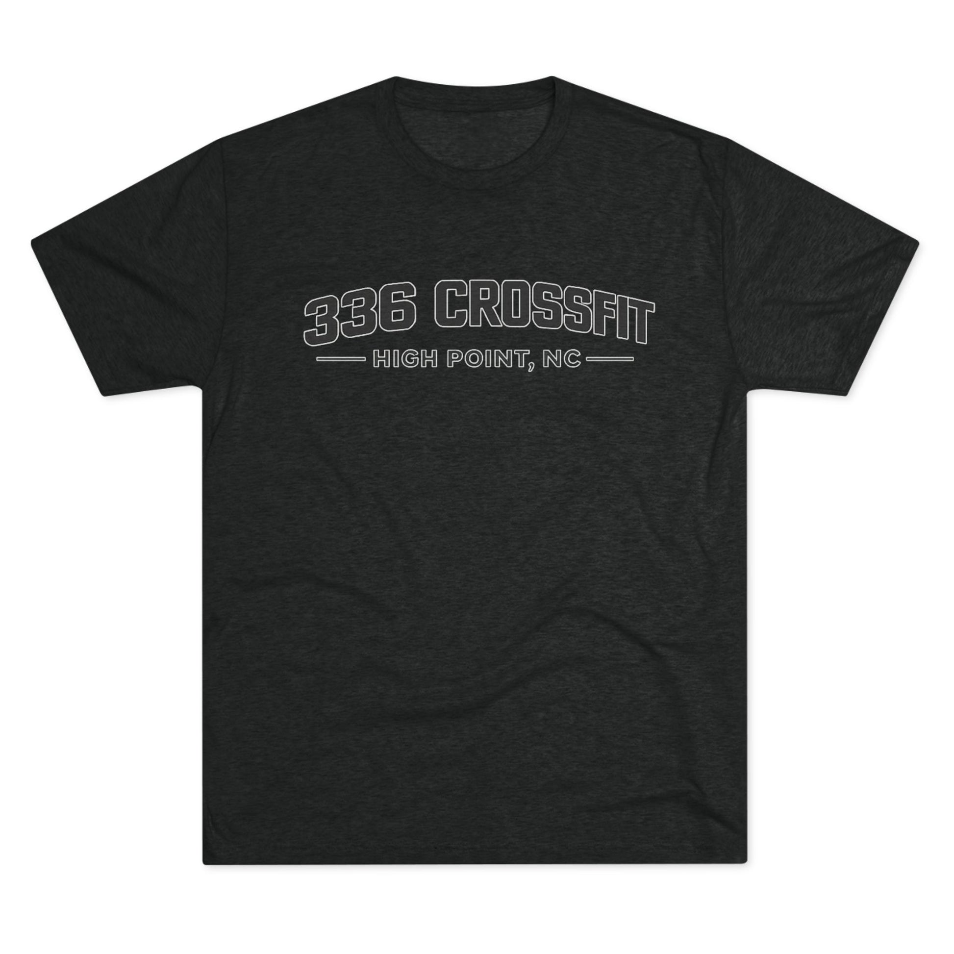 336 CrossFit Collegiate Black T-Shirt