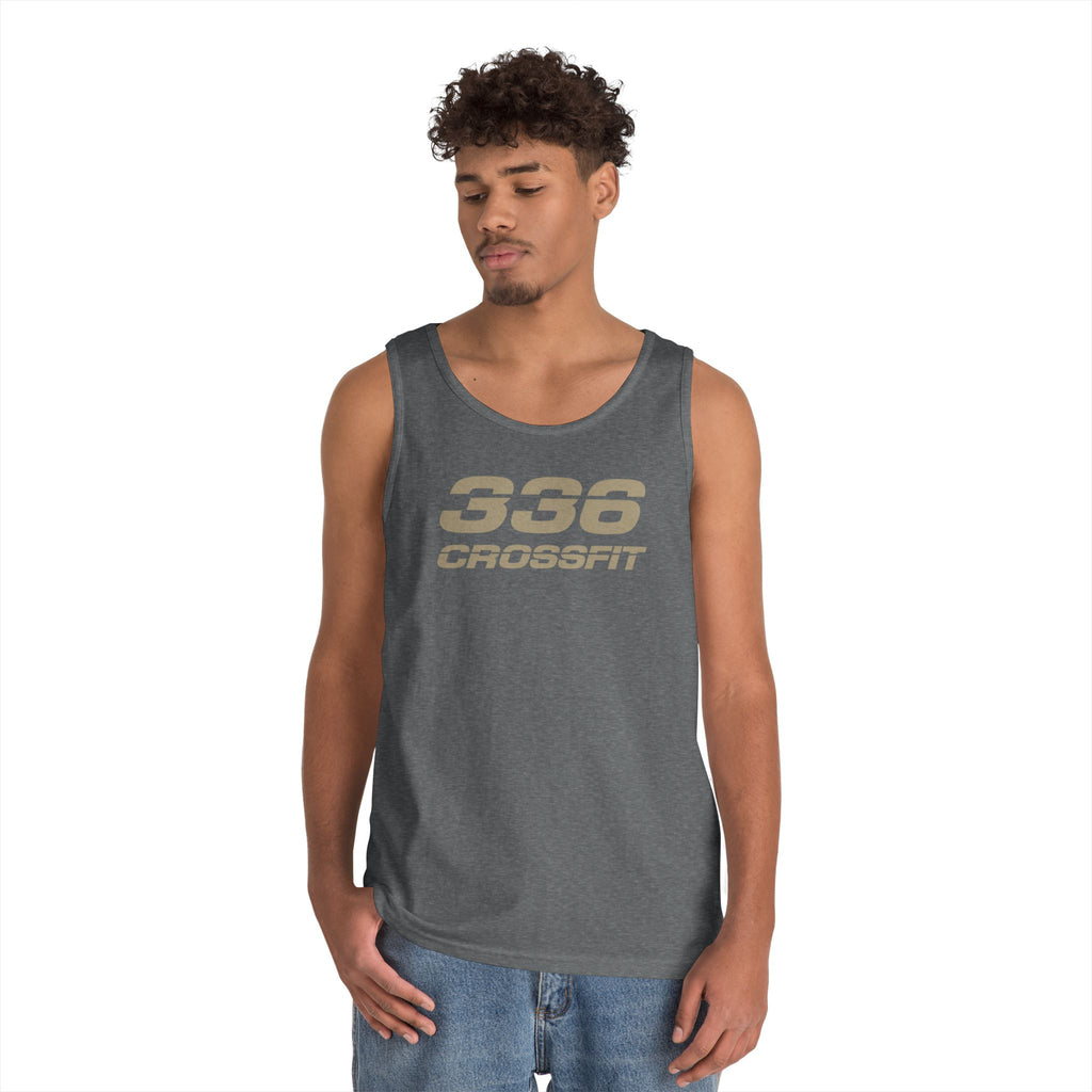 336 CrossFit Men's Tank Top (Basics Collection-Tan)