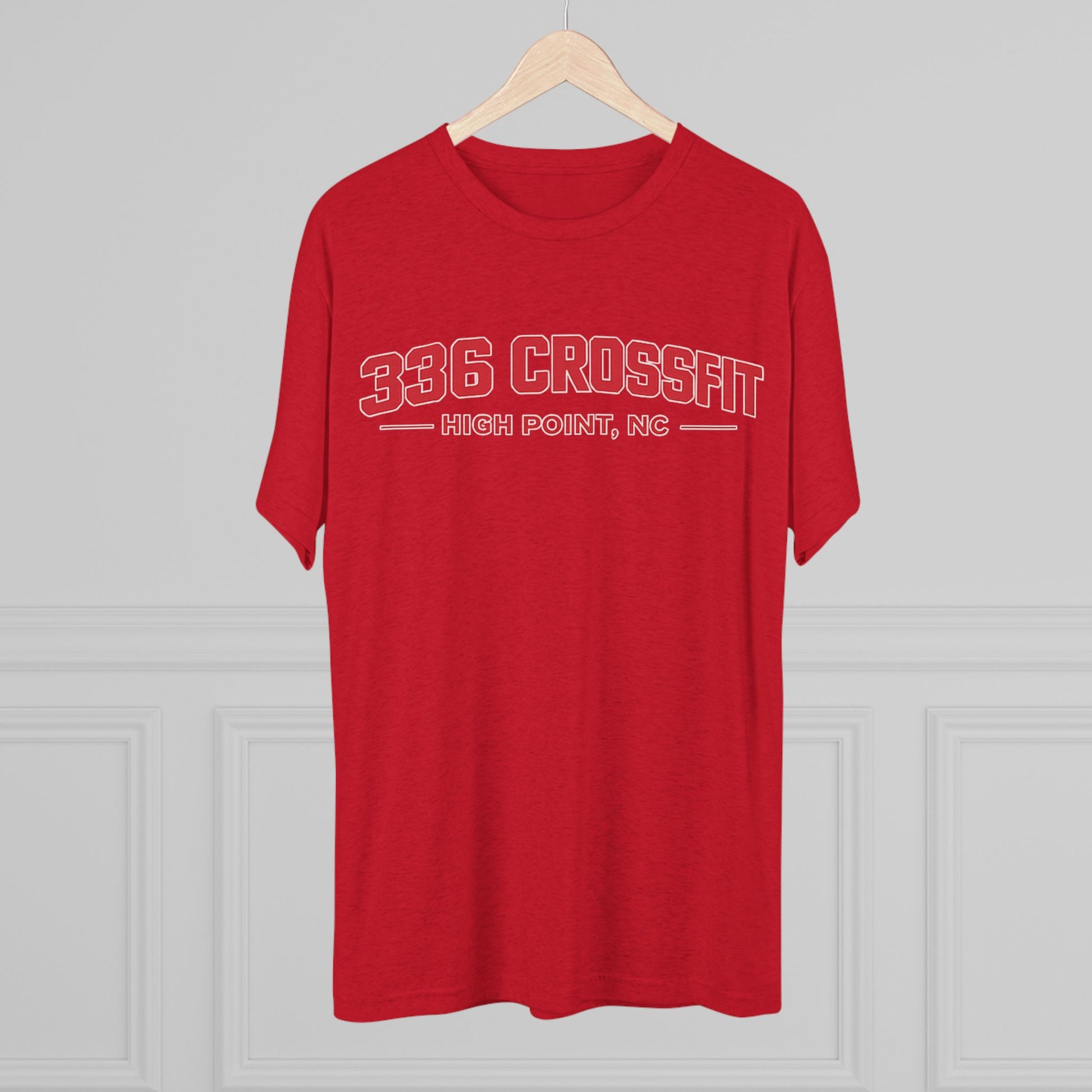 336 CrossFit Collegiate Red T-Shirt