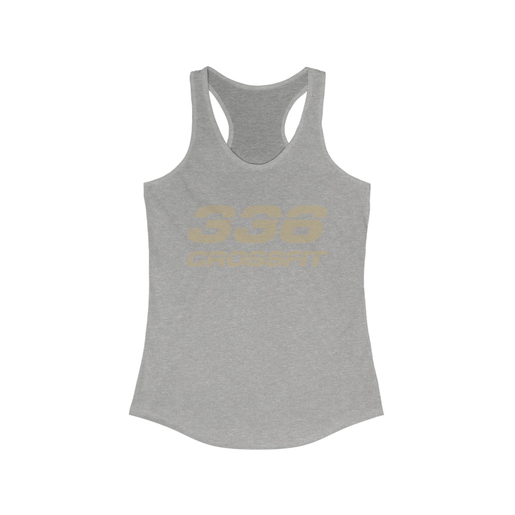 336 CrossFit Racerback Tank Top (Basics Collection-Tan)