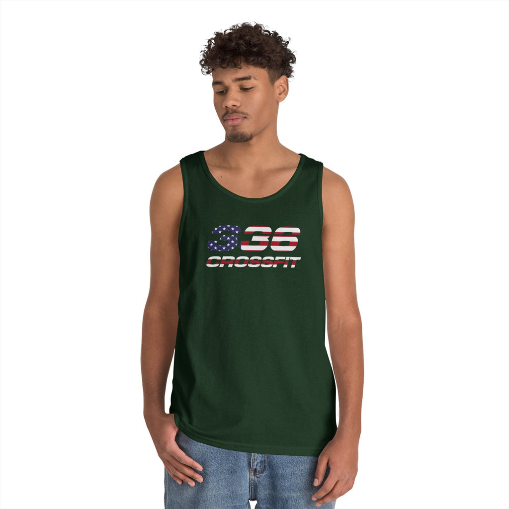 336 CrossFit American Flag Men's Tank Top