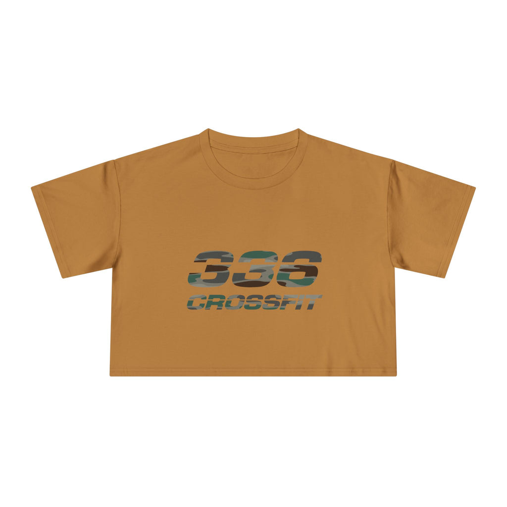 336 CrossFit Camo Crop Top