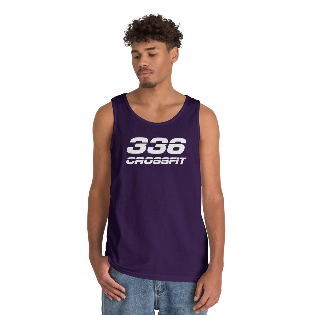 336 CrossFit Mens Tank Top (Basics Collection-White)