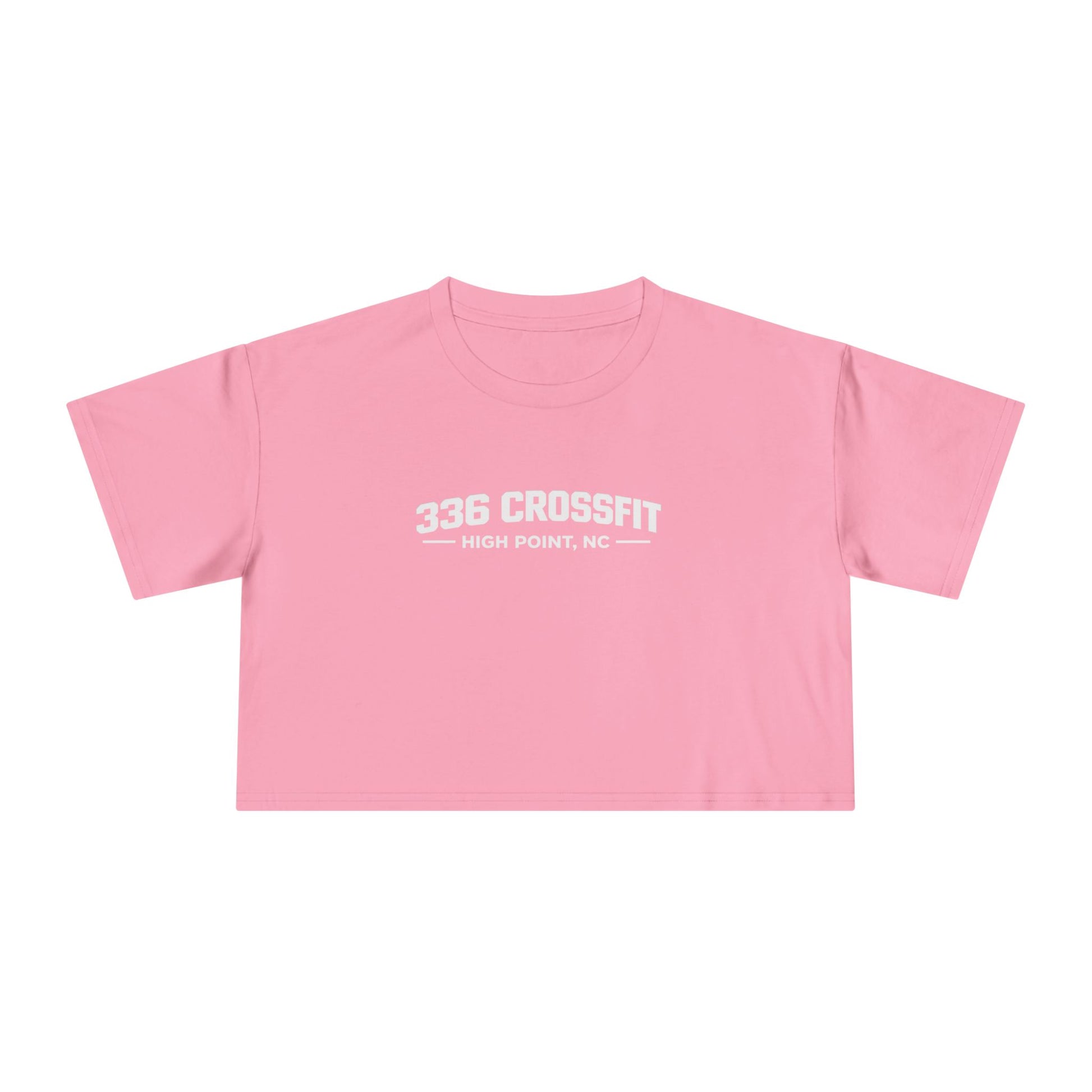 336 CrossFit Collegiate White Crop