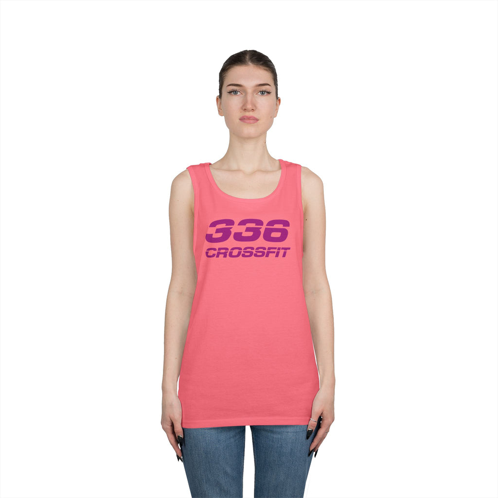 336 CrossFit Men's Tank Top (Basics Collection-Fuschia)