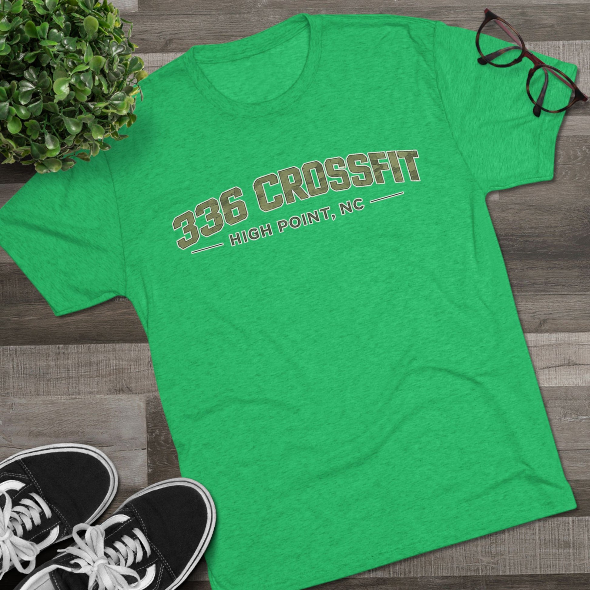 336 CrossFit Collegiate Camo T-Shirt