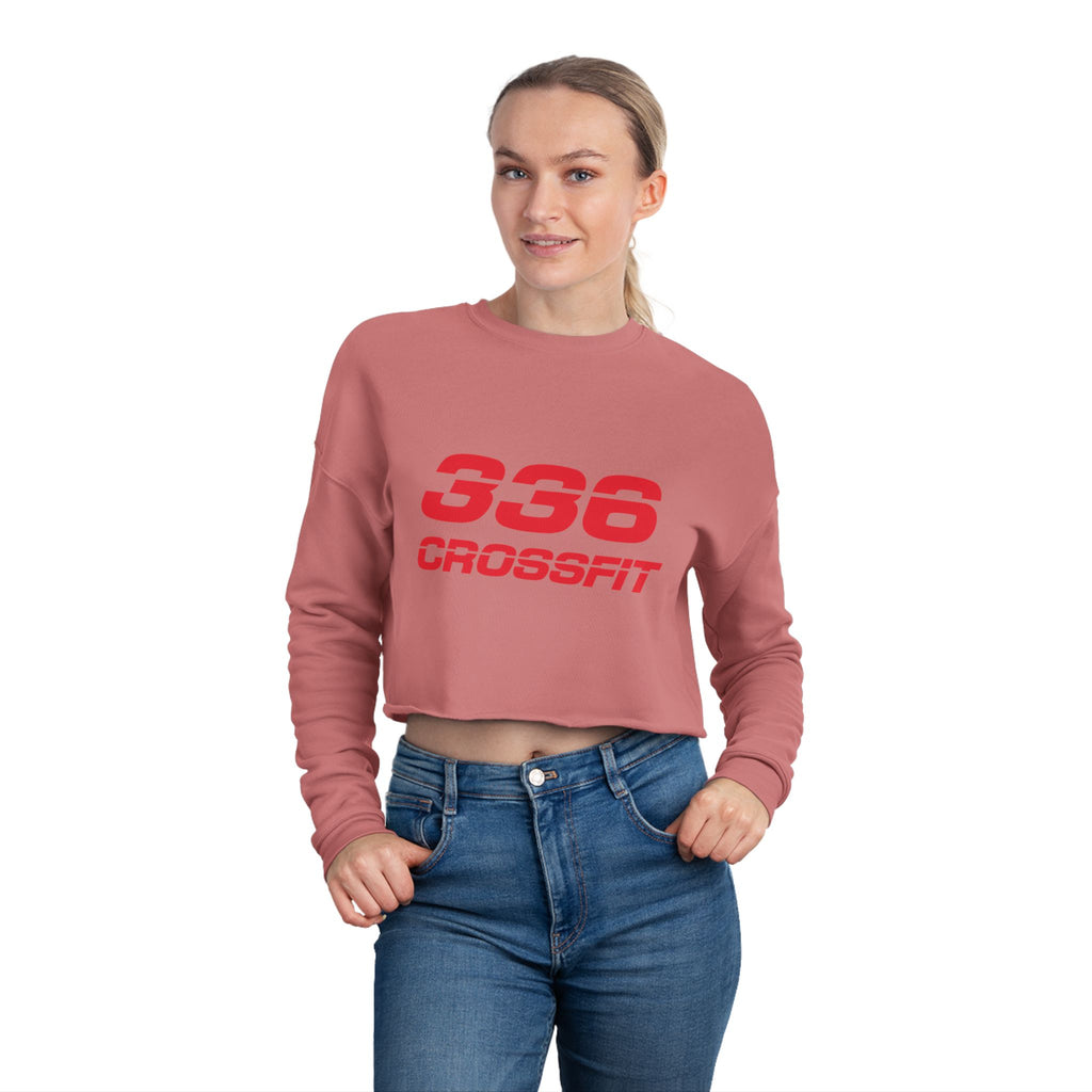 336 CrossFit Cropped Sweatshirt (Basics Collection-Red)