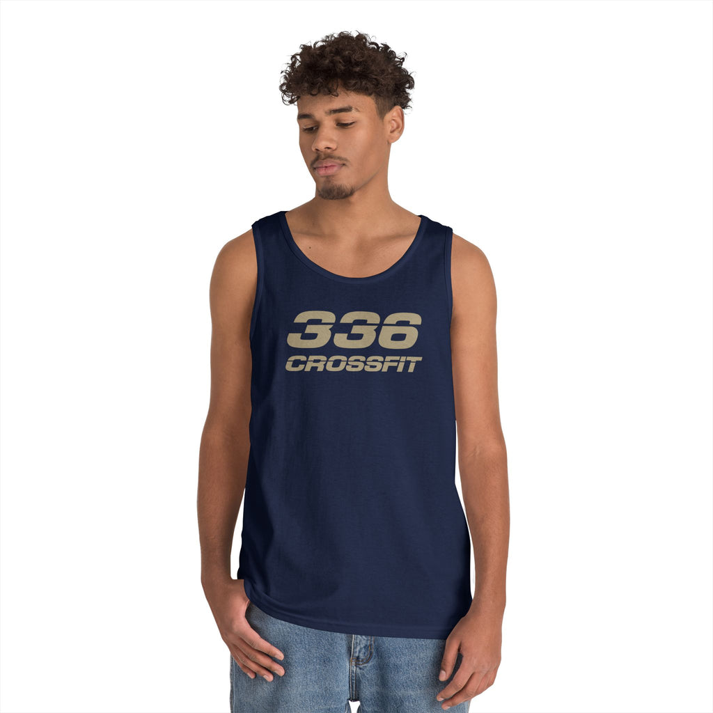 336 CrossFit Men's Tank Top (Basics Collection-Tan)