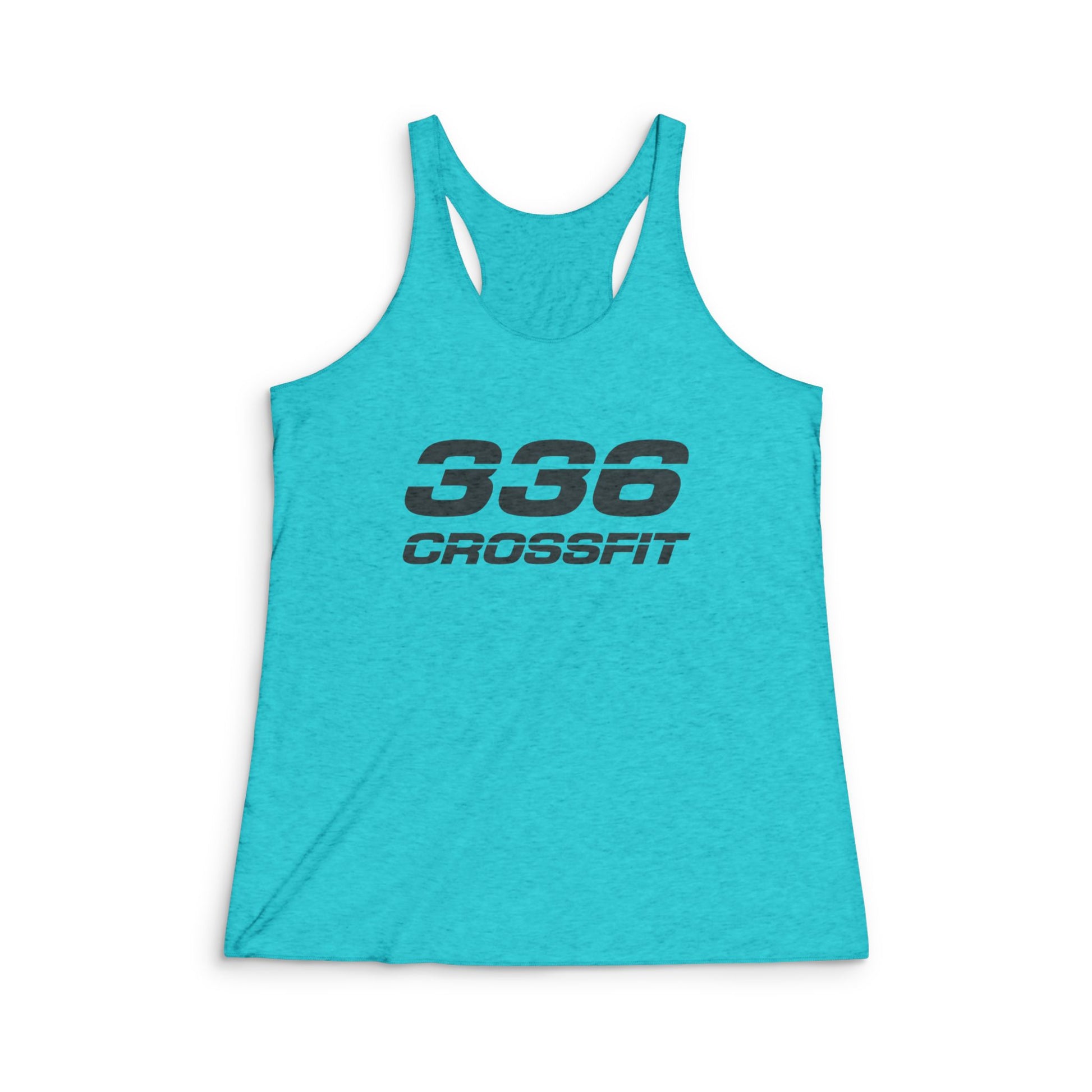 336 CrossFit Tri-Blend Racerback Tank Top (Basics Collection-Charcoal)