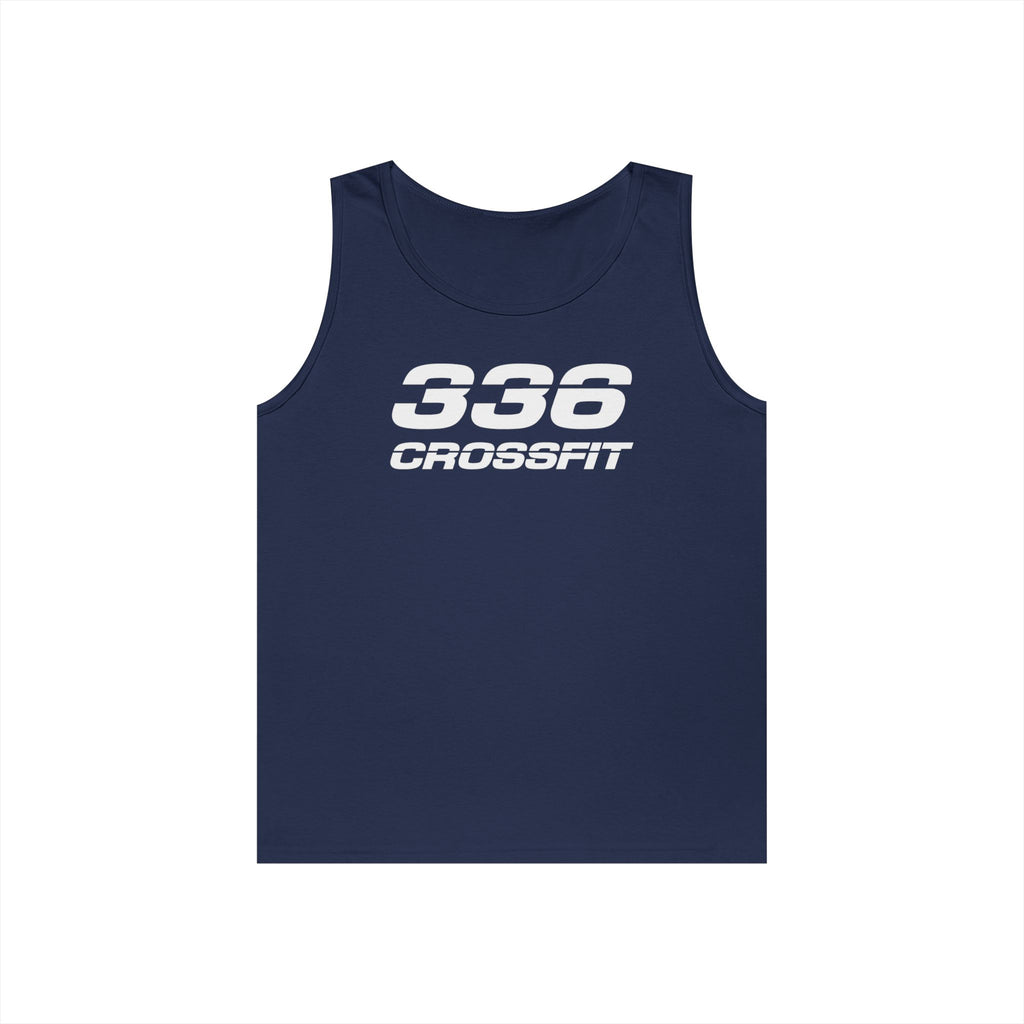 336 CrossFit Mens Tank Top (Basics Collection-White)