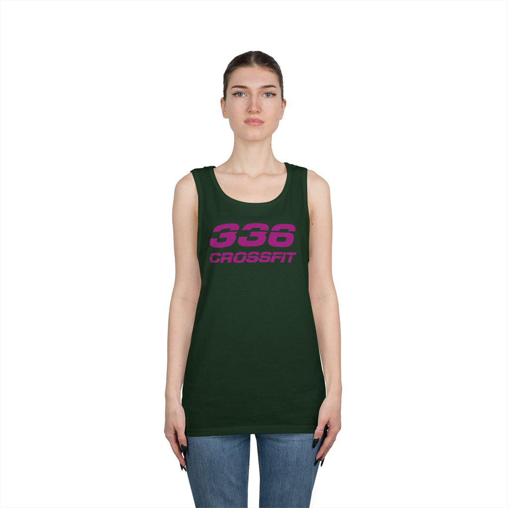 336 CrossFit Men's Tank Top (Basics Collection-Fuschia)