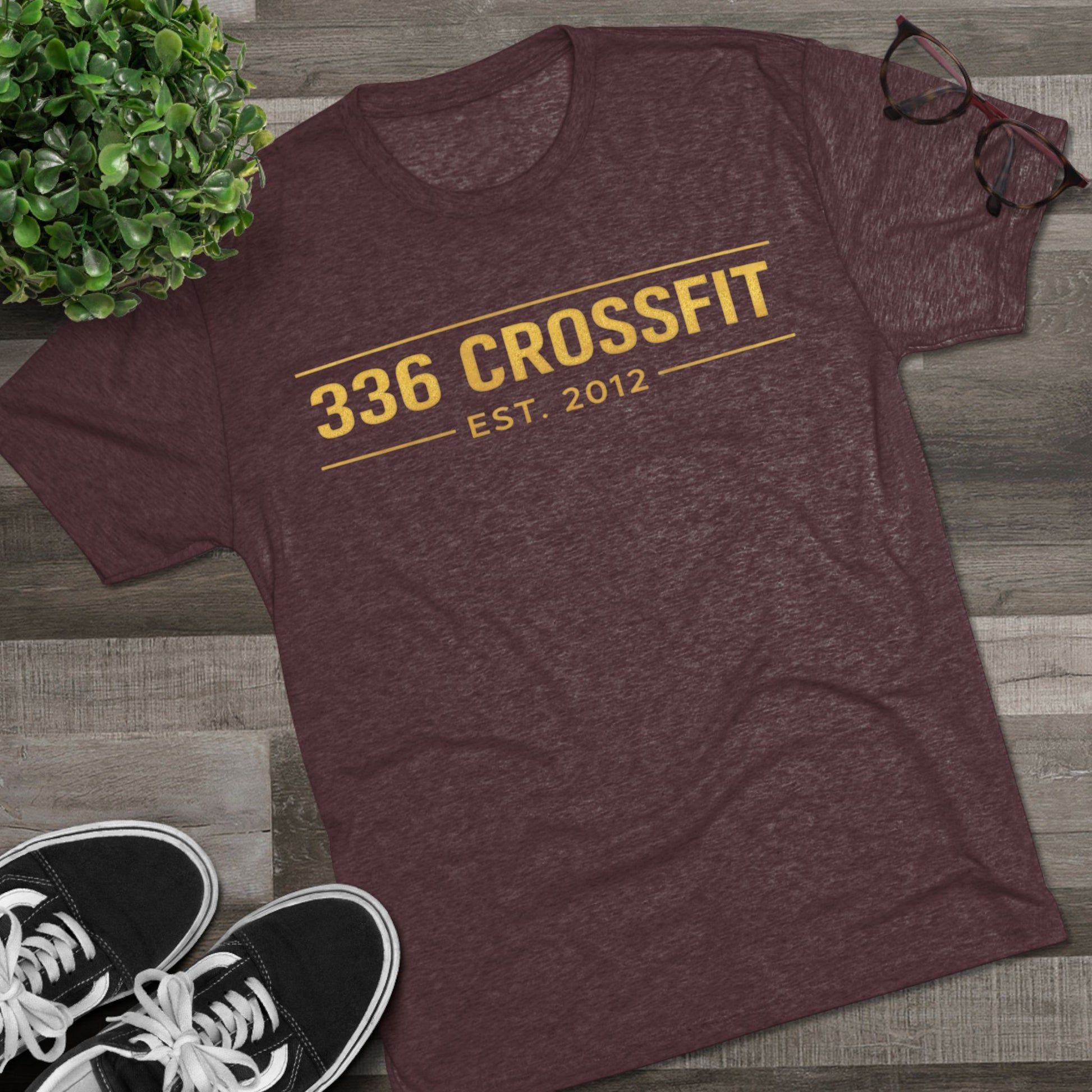 336 CrossFit EST Gold T-Shirt