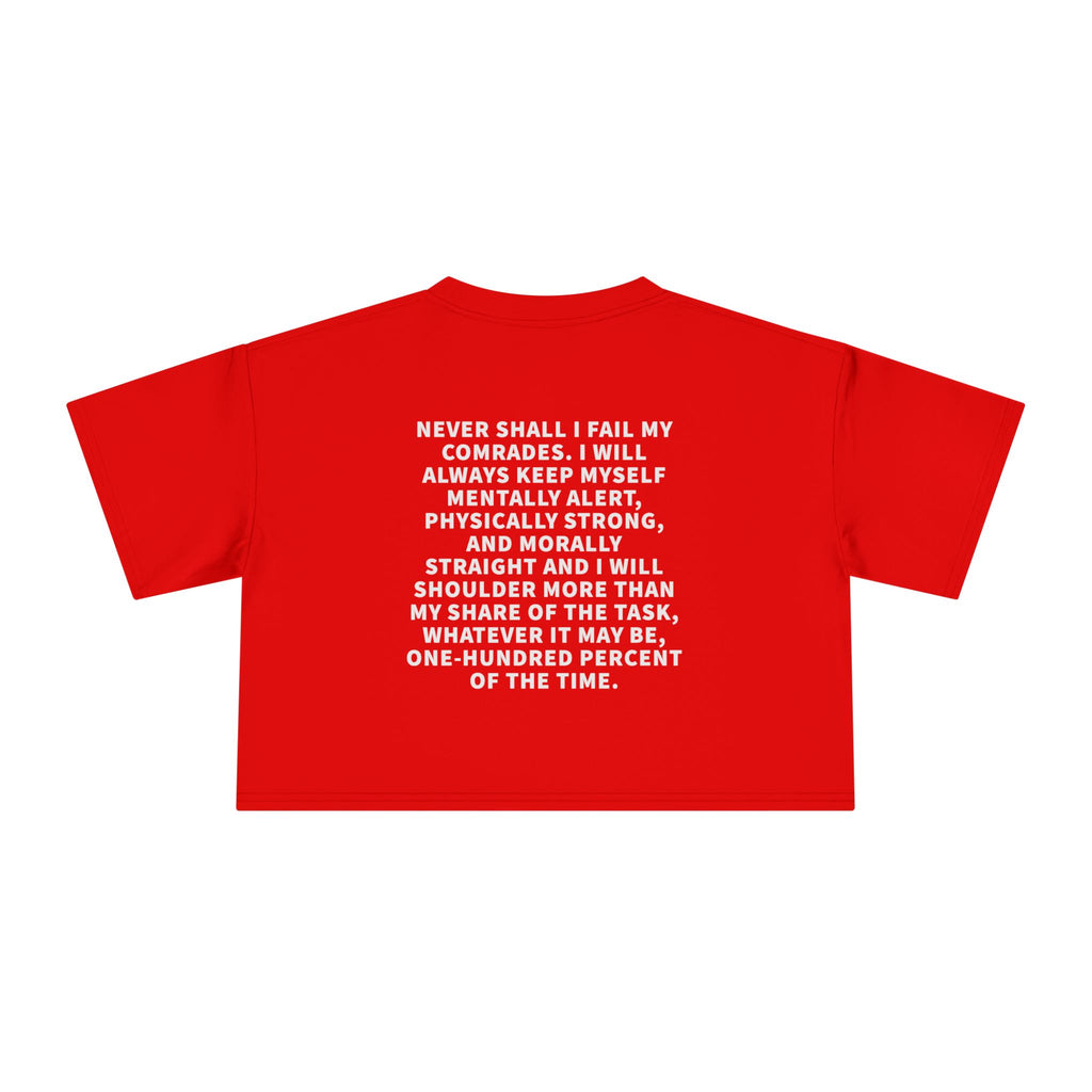 336 CrossFit Ranger Creed Crop Top