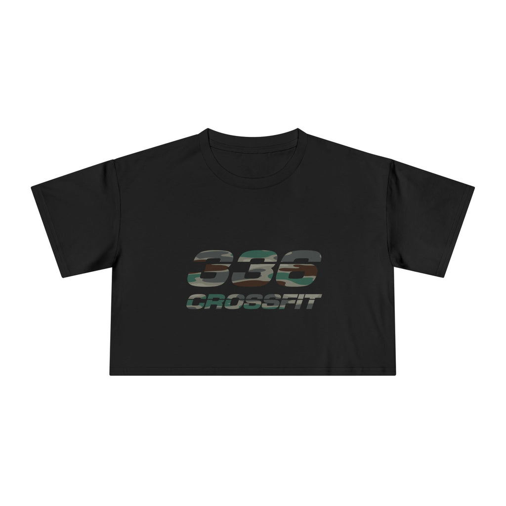 336 CrossFit Camo Crop Top
