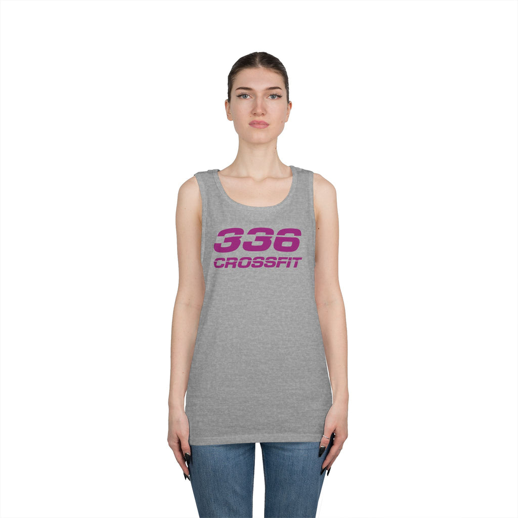 336 CrossFit Men's Tank Top (Basics Collection-Fuschia)