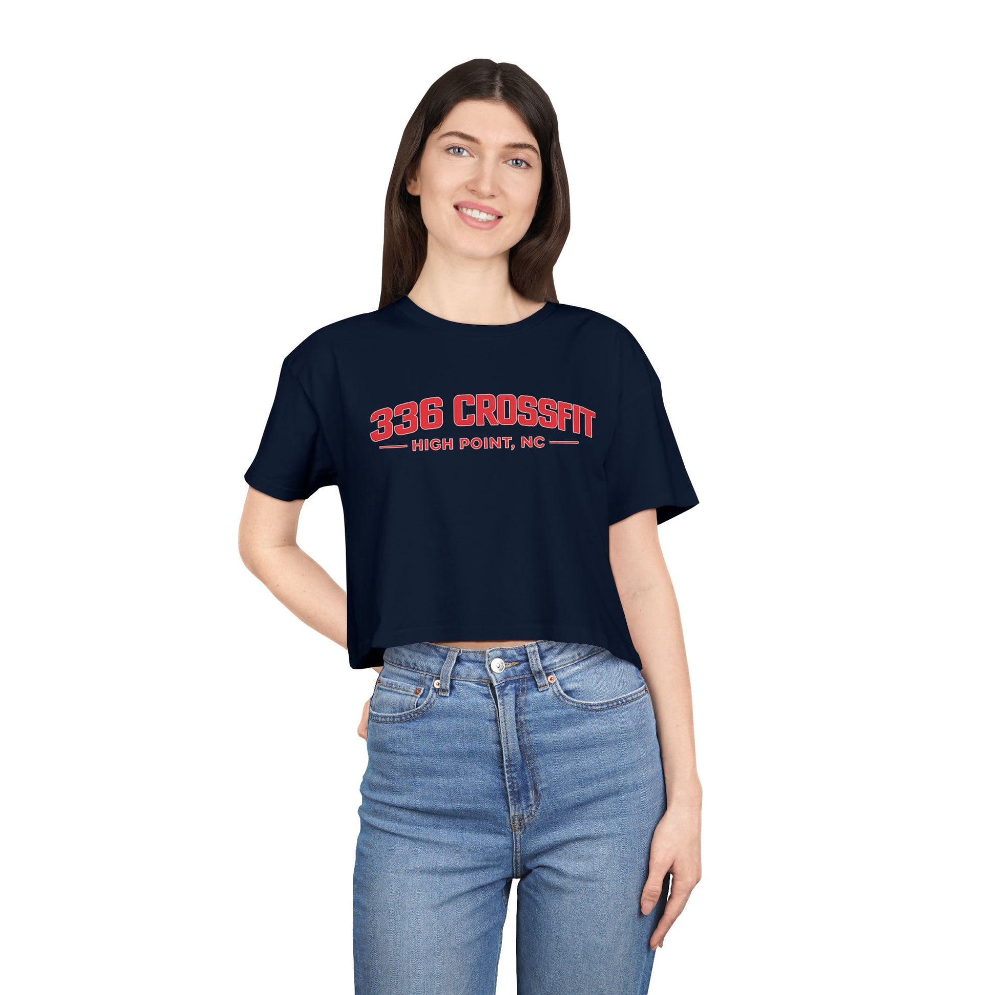 336 Collegiate Red Crop Top