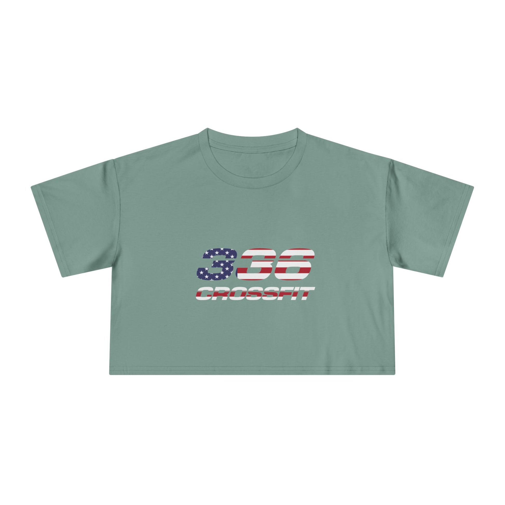 336 CrossFit America Crop Top