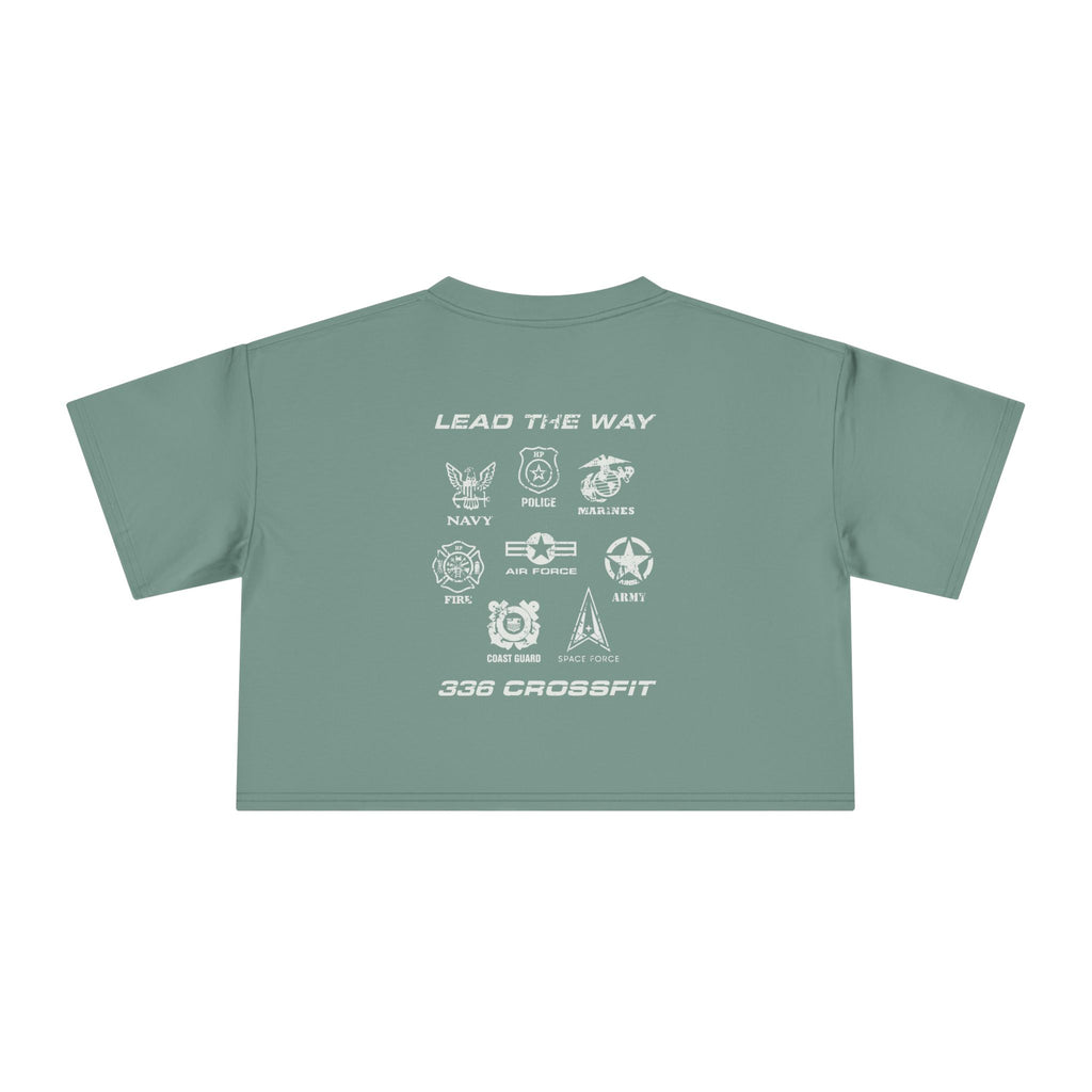 336 CrossFit Shield Crop Top