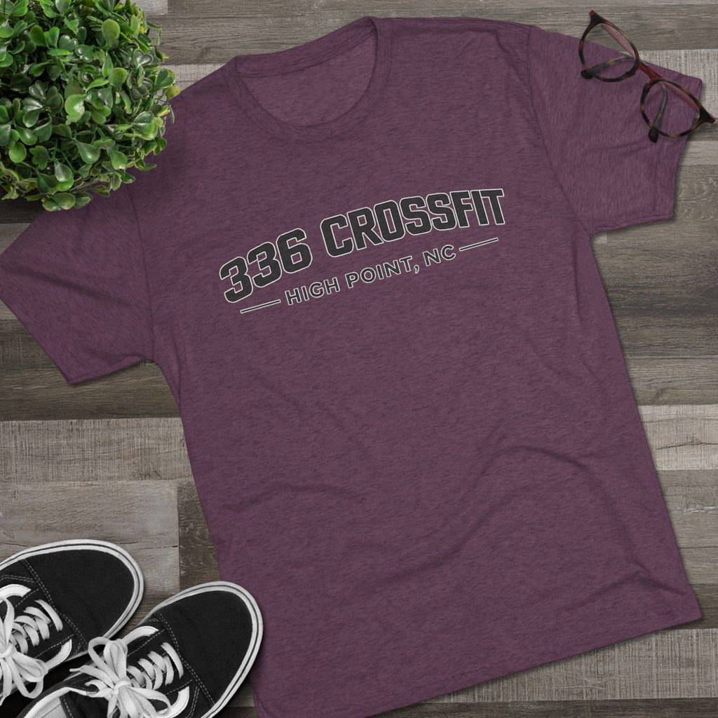 336 CrossFit Collegiate Black T-Shirt