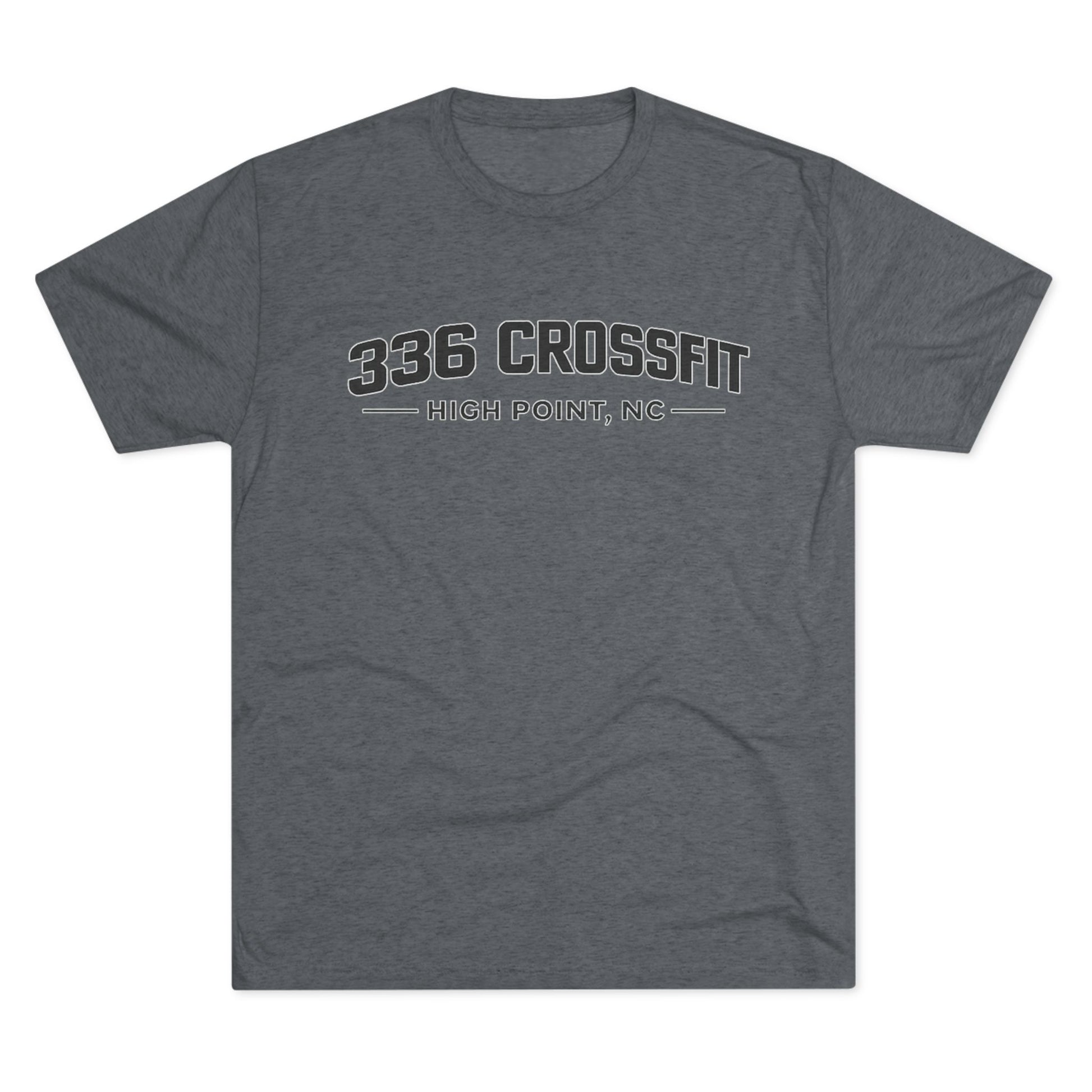 336 CrossFit Collegiate Black T-Shirt