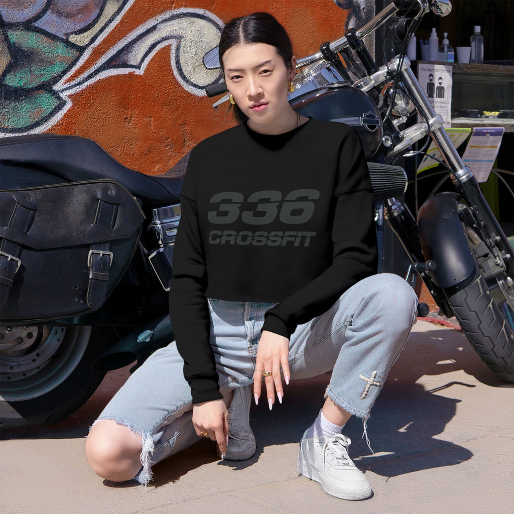 336 CrossFit Cropped Sweatshirt (Basics Collection-Charcoal)